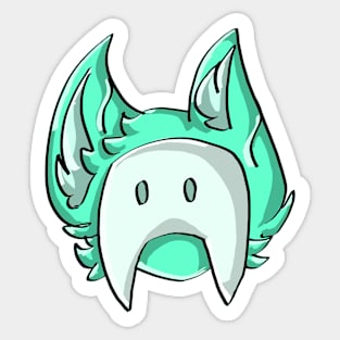 Teal slime pup Sticker